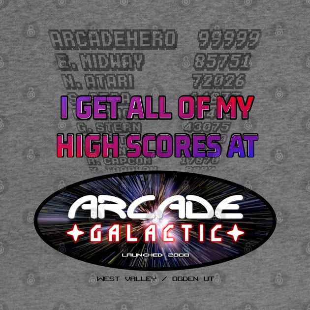 High Scores at Arcade Galactic by arcadeheroes
